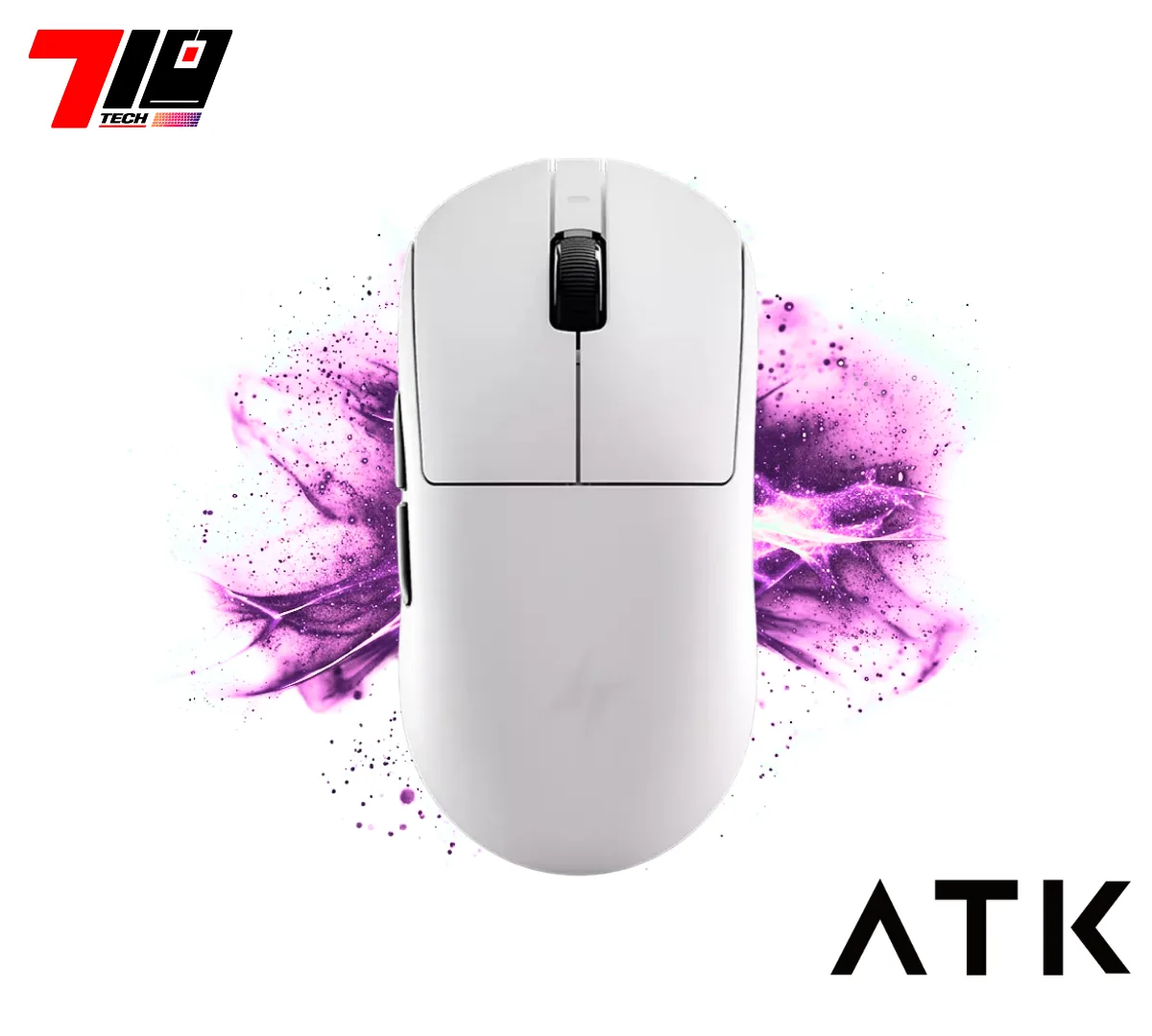 Mouse Gamer Atk Dragonfly A9 Pro Max 2.0 Wireless 8000hz White