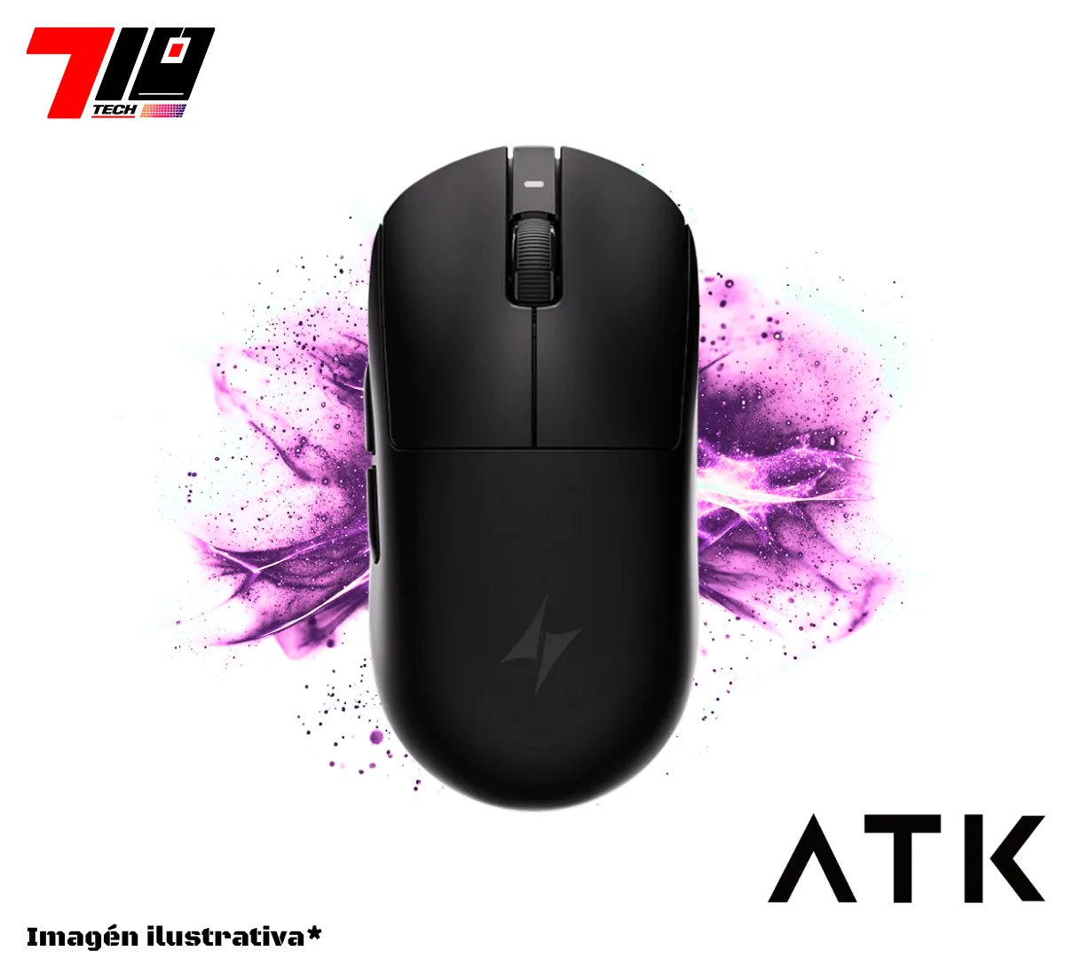 Mouse Gamer Atk Dragonfly A9 Pro Max 2.0 Wireless 8000hz Black