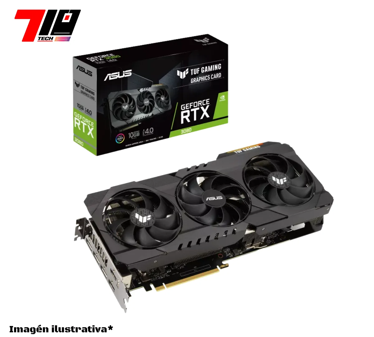 Rtx 3080 Asus Tuf Gaming 10gb (usada)