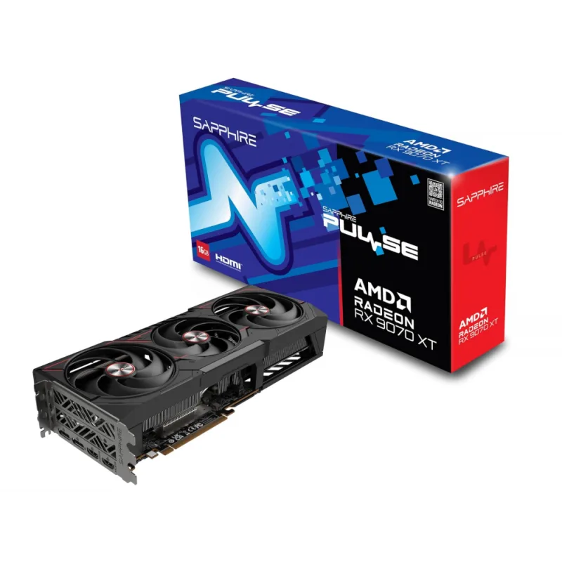 Placa De Video Sapphire Pulse Rx 9070 Xt 16gb