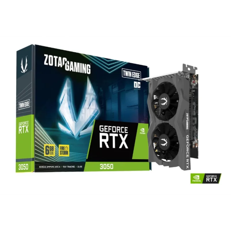 Placa De Video Zotac Rtx 3050 6gb Twin Edge Oc