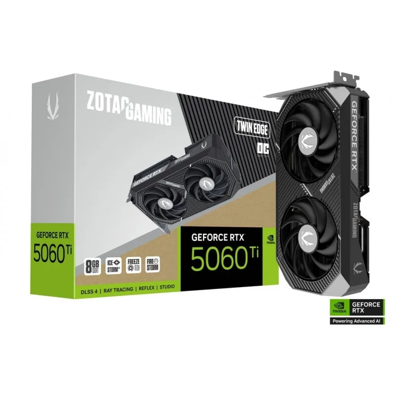 Placa De Video Zotac Gaming Geforce Rtx5060ti 8gb Twin Edge Oc