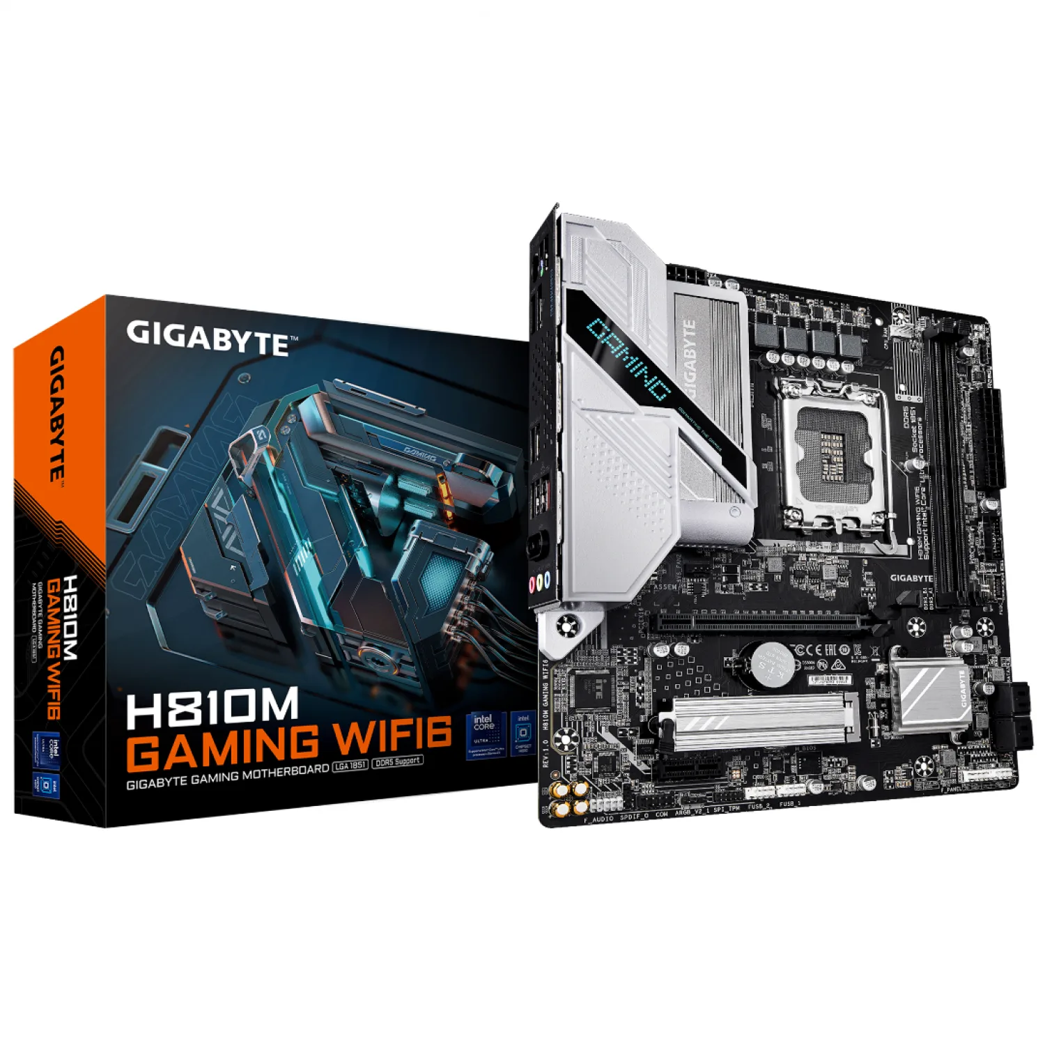 Mother Gigabyte (lga 1851) H810m Gaming Wifi6 — foto 3