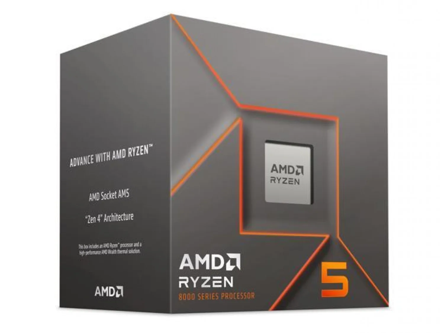 Procesador Ryzen 7 8700f Am5 C-cooler S-video