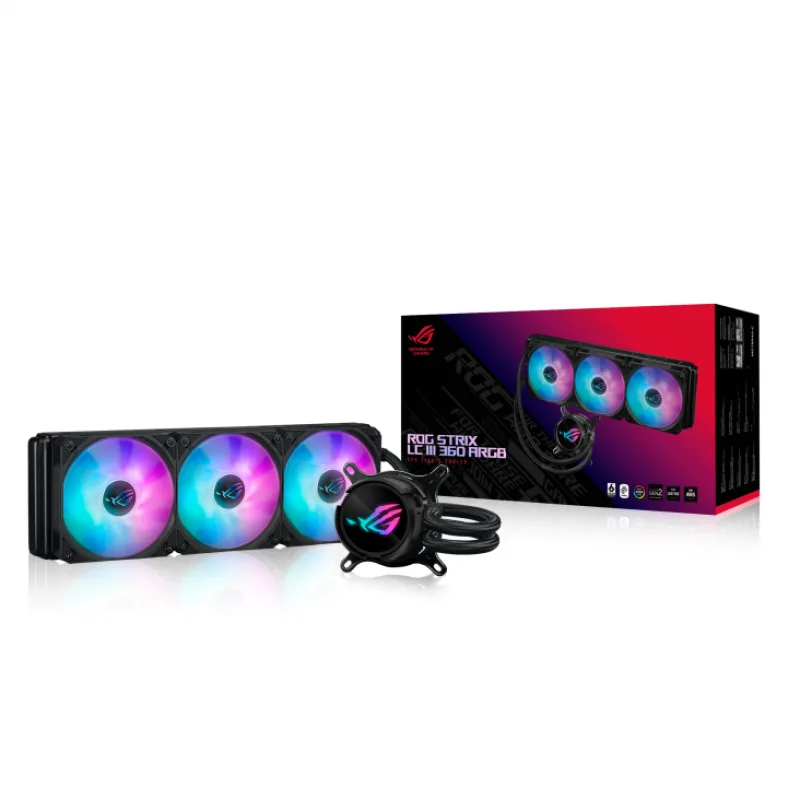 Water Cooler Asus Rog Strix Lc Iii 360 Argb Lcd