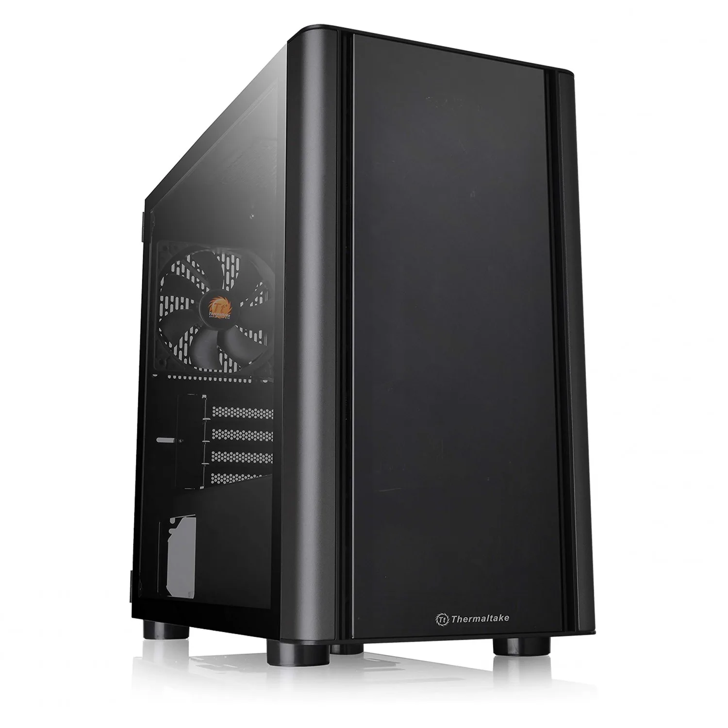Gabinete Thermaltake V150 Tg Black Tempered Glass — foto 3