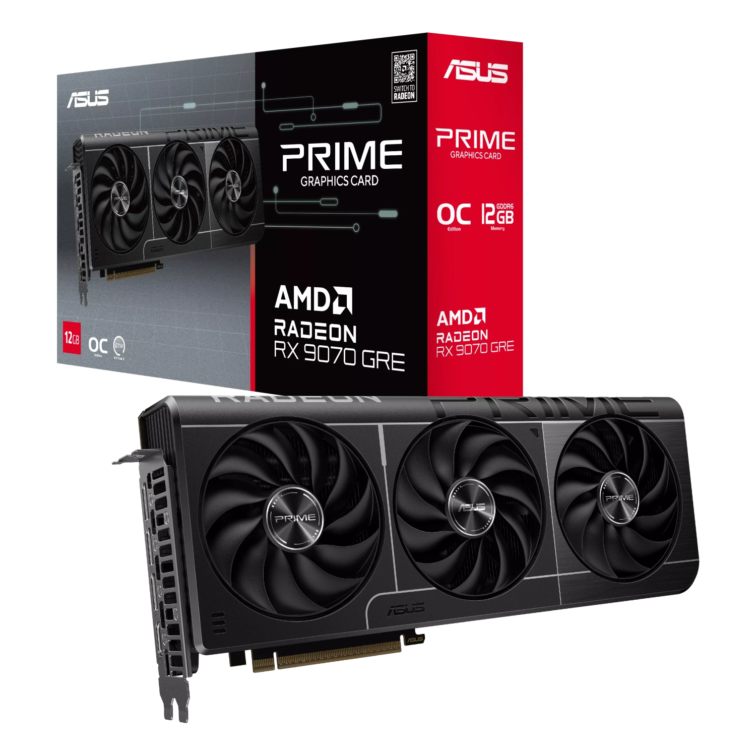 Placa De Video Asus Prime Rx 9070gre O12gb — foto 1