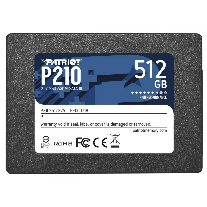 Disco Ssd Patriot P210 Solid 512gb Sata3