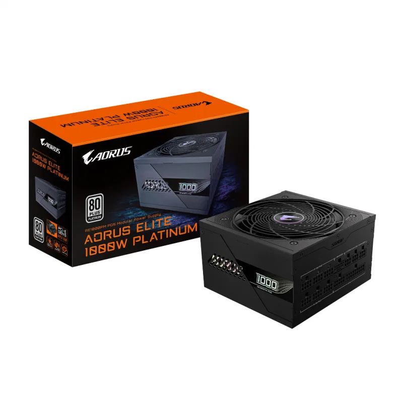 FUENTE GAMER GIGABYTE 1000W AORUS PG5 80 PLUS PLATINUM MODULAR ATX3.1