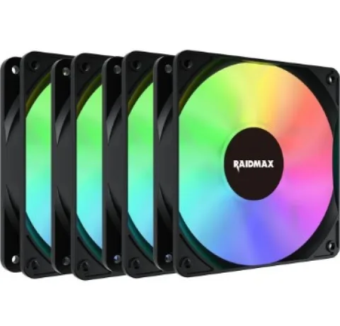Cooler Fan Raidmax X4 Combo Pack X-air 120mm Argb Black