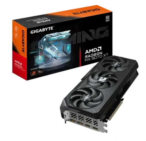 PLACA DE VIDEO GIGABYTE RADEON RX 9070XT GAMING 16GB