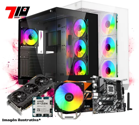 Pc Gamer Ryzen 7 7700 + Rtx 3080 10gb AM5