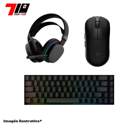Combo Auricular G7 + Mouse A9 Plus 2.0 + Mars68 Pro Black