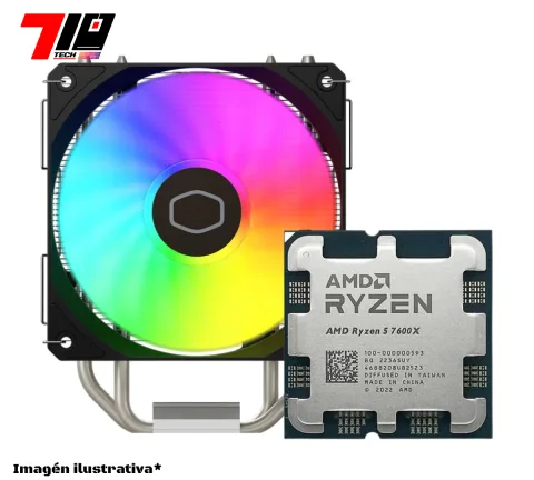Ryzen 5 7600X Am5 Oem + Hyper 212 Spectrum V3 Rgb