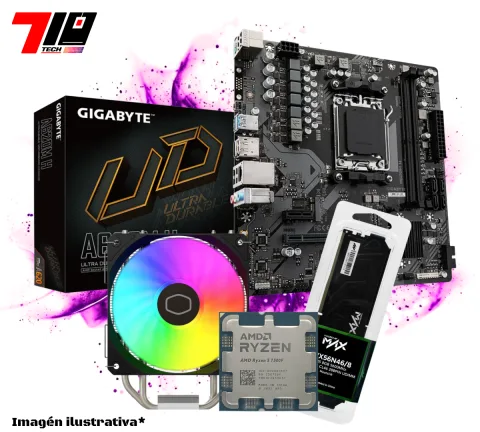 Combo Ryzen 5 7500F + A620m + Ram Ddr5