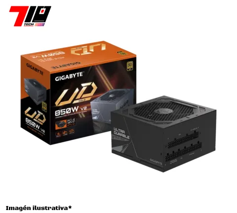 Fuente Gigabyte Ud850wgm Pg5 V2 80 Plus Gold Full Modular