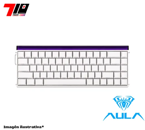 Teclado Hero 68 He White Sideprint Sw Meteor Magnetico 65-por-ciento