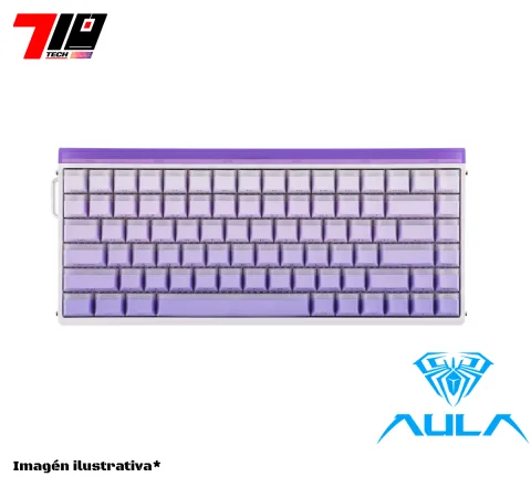 Teclado Aula Hero 84 He Purple Gradient Magnetico 75-por-ciento