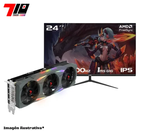 Rtx 3080 10gb (usada) + Monitor Raptor Hawk Eye 24 Ips Fhd 200hz 1ms