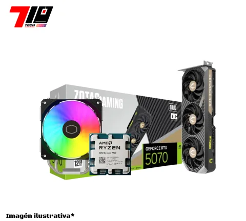 Ryzen 7 7700 Am5 Oem + Torre + Rtx 5070 12Gb