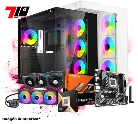 Pc Gamer Ryzen 7 9800x3d + Rtx 3080 TI 12gb AM5